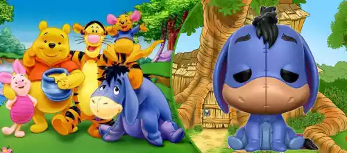 vectores plantilas WINNIE POOH,CARICATURA,NIñO,